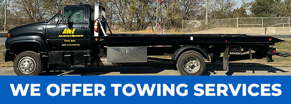 We offer towing services